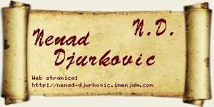 Nenad Đurković vizit kartica